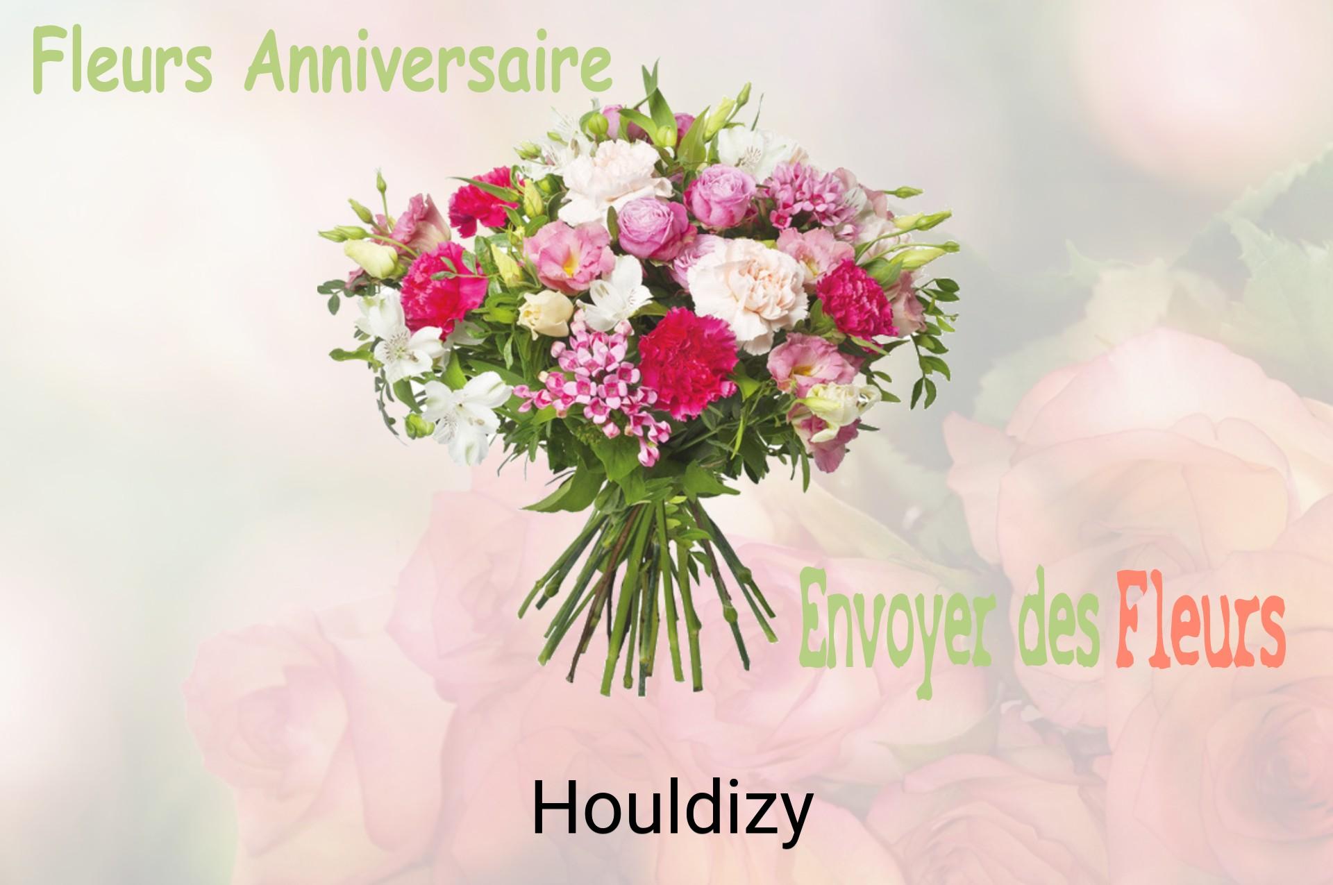 Bouquet de fleurs d’anniversaire livré à Houldizy
