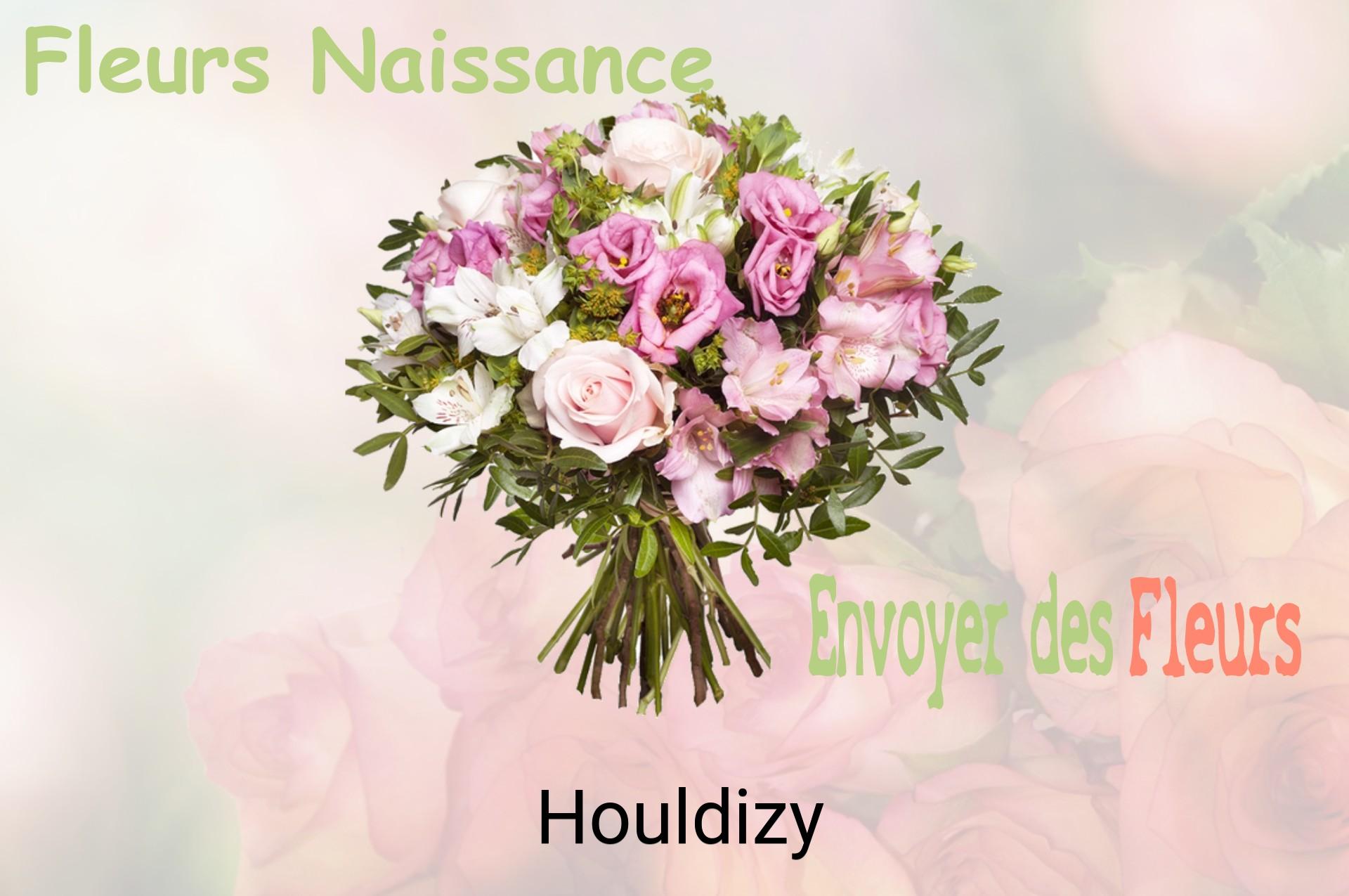 Bouquet de fleurs de naissance livré à Houldizy